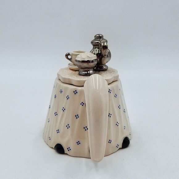 Cardew Design Victorian Tea Time 4 Inch Porcelain Teapot Made in England - Picture 4 of 12